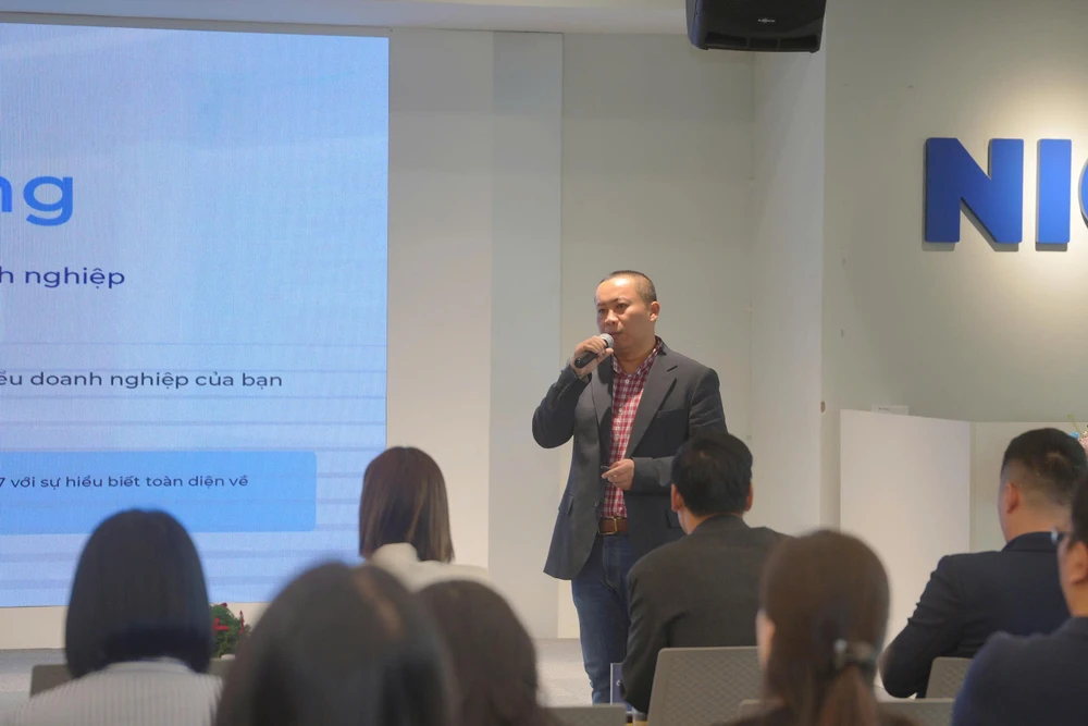 Phát biểu tại hội thảo, ông Tạ Anh Phương - CEO Seinetime.JPG