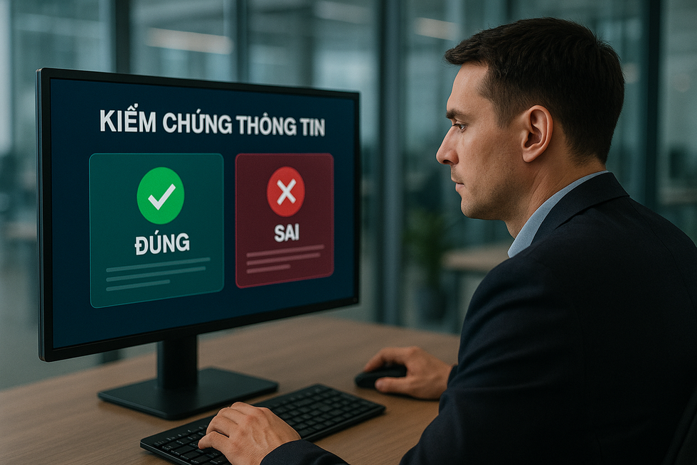 “Vaccine” phòng thông tin thiếu kiểm chứng - 1