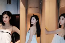 Cựu hoa khôi bóng chuyền Đặng Thu Huyền lăng-xê triệt để mẫu váy 'baby doll'