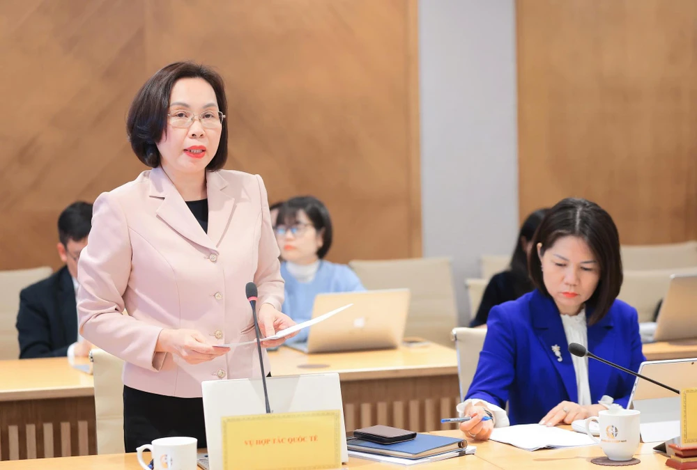 Bà Lê Thị Việt Lâm - Phó vụ trưởng Vụ Hợp tác quốc tế (Bộ KH&CN) đã thông tin về Hội nghị Bộ trưởng số ASEAN. Ảnh: PV viet-nam-dang-cai-to-chuc-hoi-nghi-bo-truong-so-asean-lan-thu-6-.jpg