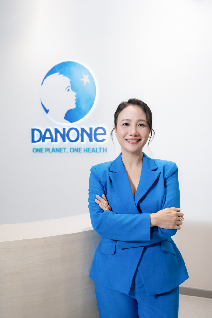 Bà Trần Thị Hoàng Thư, Tổng giám đốc Danone Việt Nam. Ảnh: Danone Việt Nam