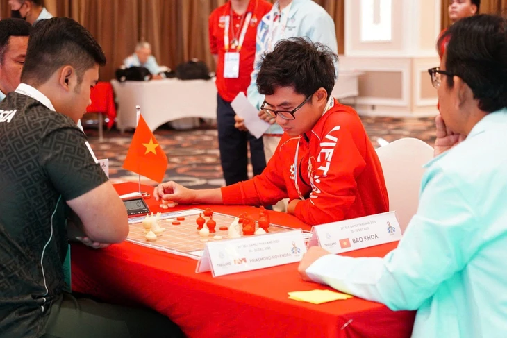 Việt Nam sáng cửa giành huy chương vàng môn cờ mới tại SEA Games 33 1 Việt Nam sáng cửa giành huy chương vàng môn cờ mới tại SEA Games 33 - Ảnh 1.
