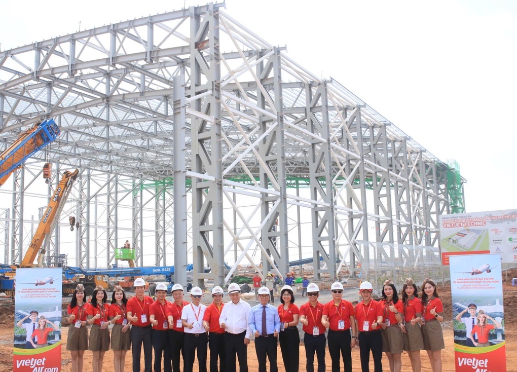 Vietjet cất nóc dự án hangar và khai trương chuyến bay tới sân bay Long Thành - 1