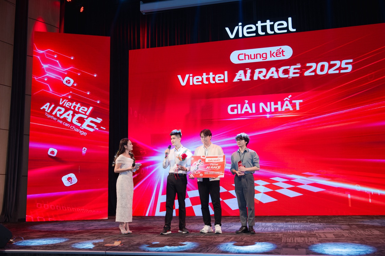 Viettel AI Race: Từ đường đua thuật toán đến chiến lược nhân lực AI 2 Viettel AI Race: Từ đường đua thuật toán đến chiến lược nhân lực AI - Ảnh 2.