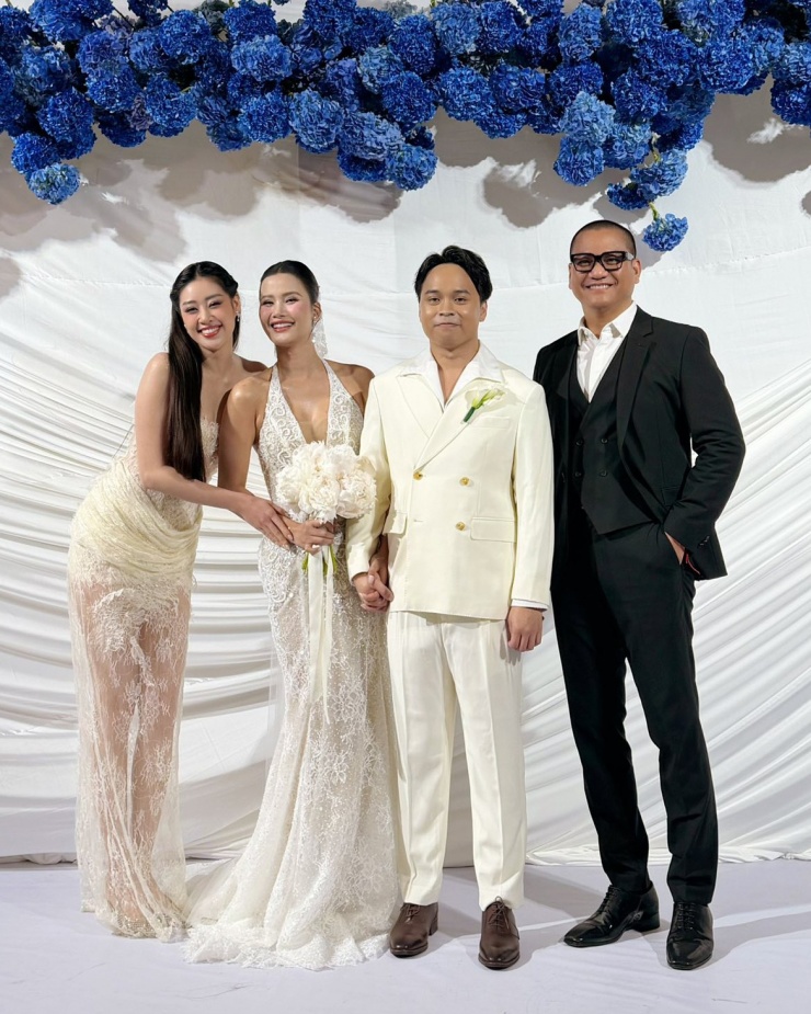 Vợ chồng Khánh Vân và dàn hoa hậu dự cưới Hương Ly 1 Vợ chồng Khánh Vân và dàn hoa hậu dự cưới Hương Ly - 1