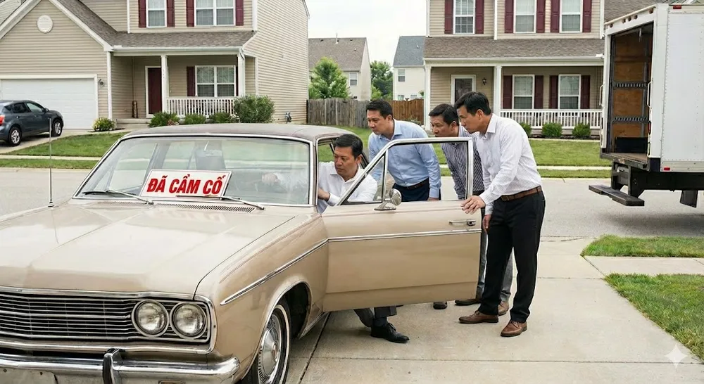 Vụ án trộm ô tô liên quan đến một thầy giáo mà đại biểu nêu ra tại nghị trường Quốc hội. Ảnh minh họa: AI thay giao le van hiep.jpeg