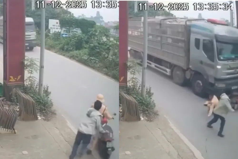 Clip ghi lại vụ việc được chia sẻ trên mạng xã hội. CSGT