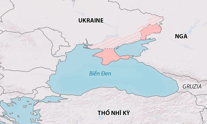 Vị trí Biển Đen. Đồ họa: Geopolitical Monitor