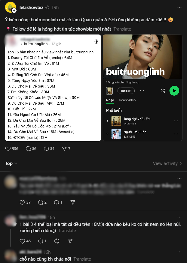 buitruonglinh tro thanh Quan quan Anh Trai Say Hi khong