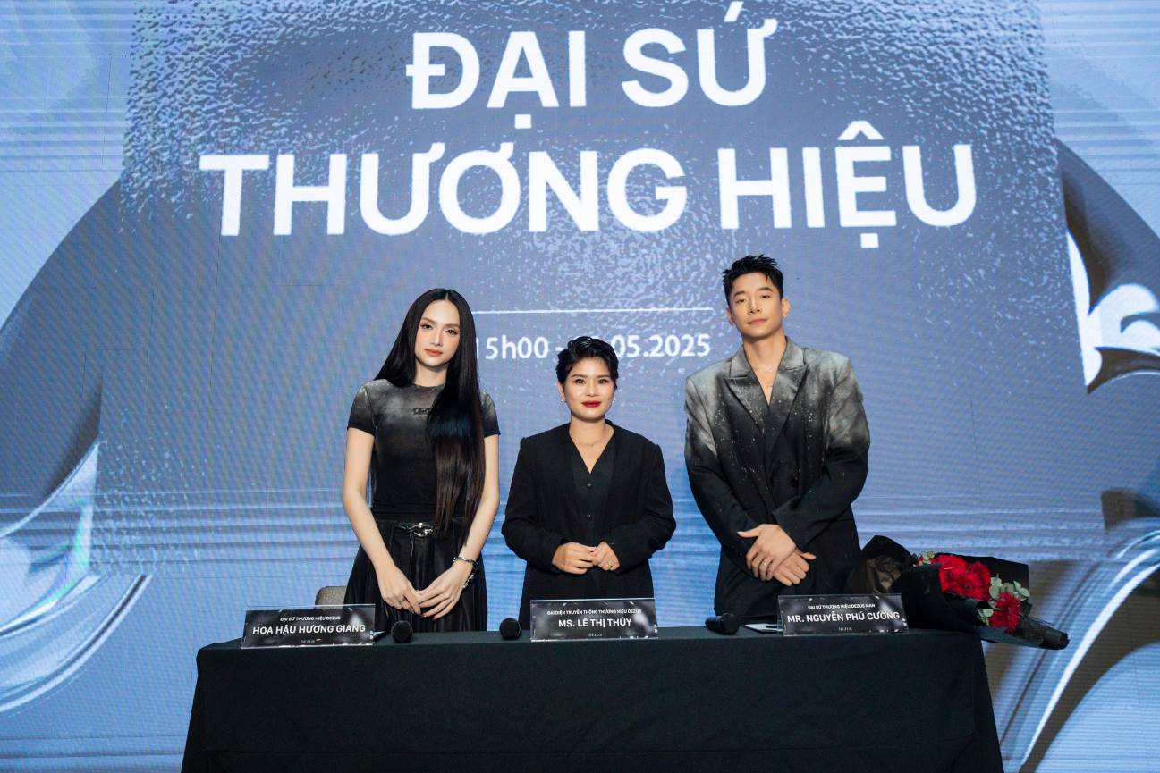 Dezus - thương hiệu thời trang nhanh của Việt Nam công bố Hoa hậu Hương Giang và CEO Phú Cường là đại sứ- Ảnh 1.