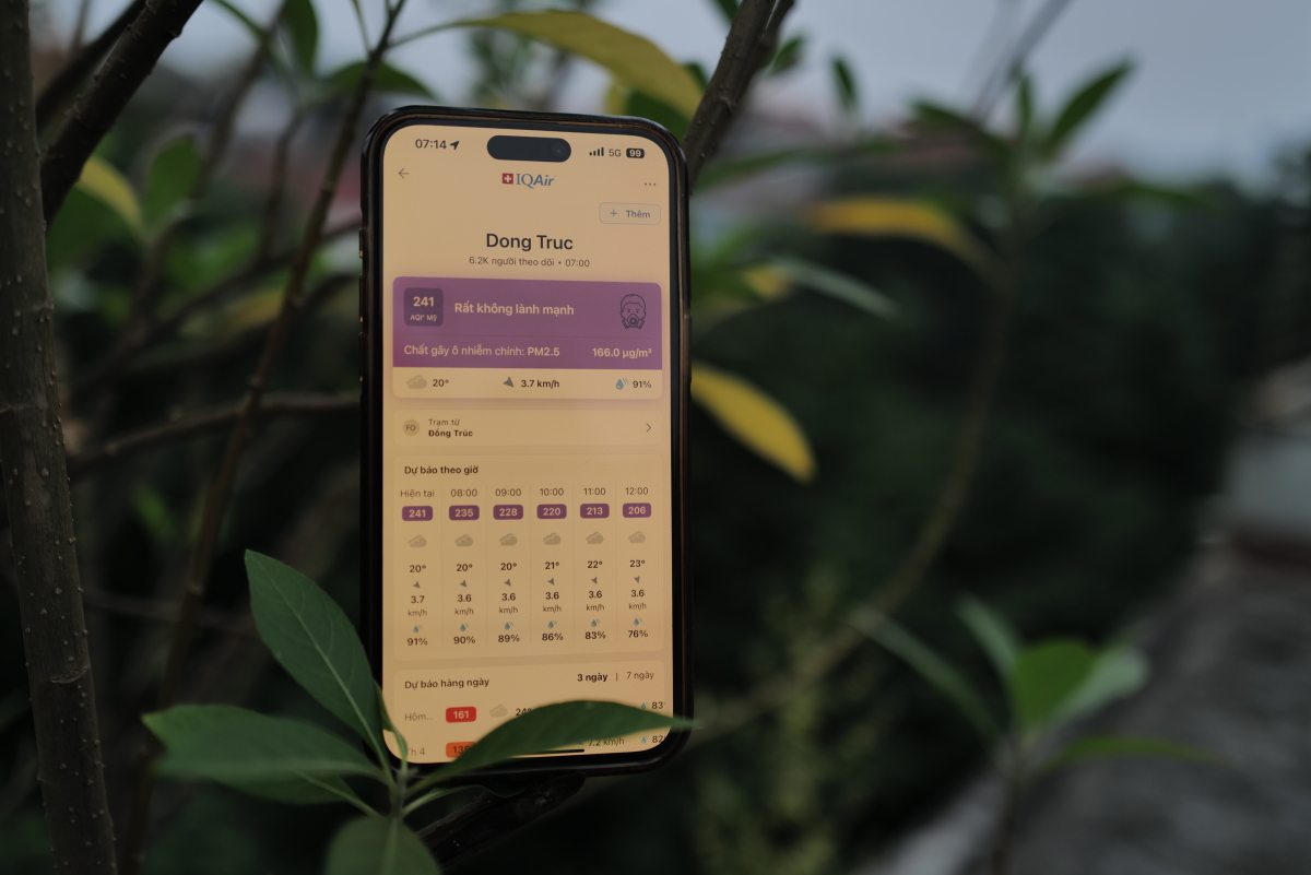 ‘Khoang trong du lieu chat luong khong khi Ha Noi