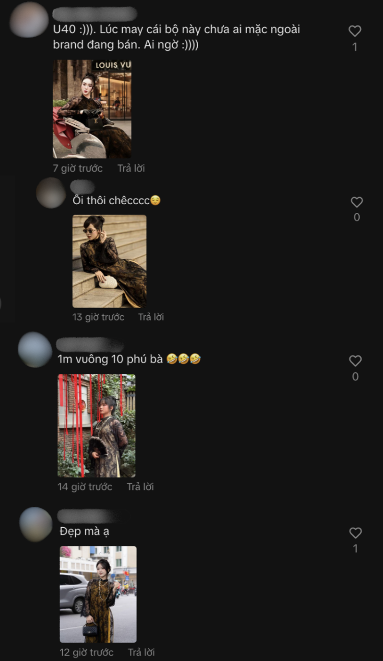 Hài: 1 mét vuông 10 nàng hoá phú bà áo dài ren, đụng hàng khiếp thế này mà vẫn đu trend mạnh- Ảnh 7.