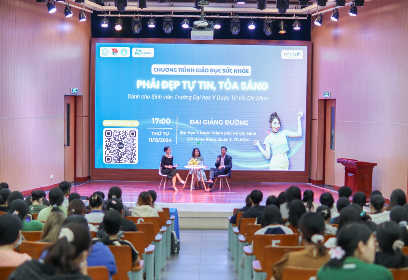 Khăn ướt vệ sinh Orchy cùng chuyên gia thực hiện chuỗi sự kiện “Phái đẹp tự tin toả sáng” tại nhiều trường đại học- Ảnh 4.