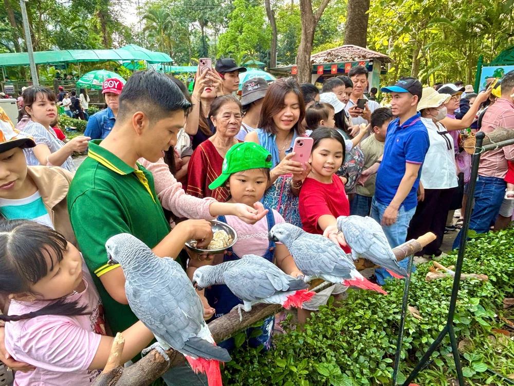 Các khu vực tại Thảo Cầm Viên luôn trong tình trạng kín khách trong sáng 1-1. z7387270107418_2e2f013c0342004ea52113603aeccb81.jpg