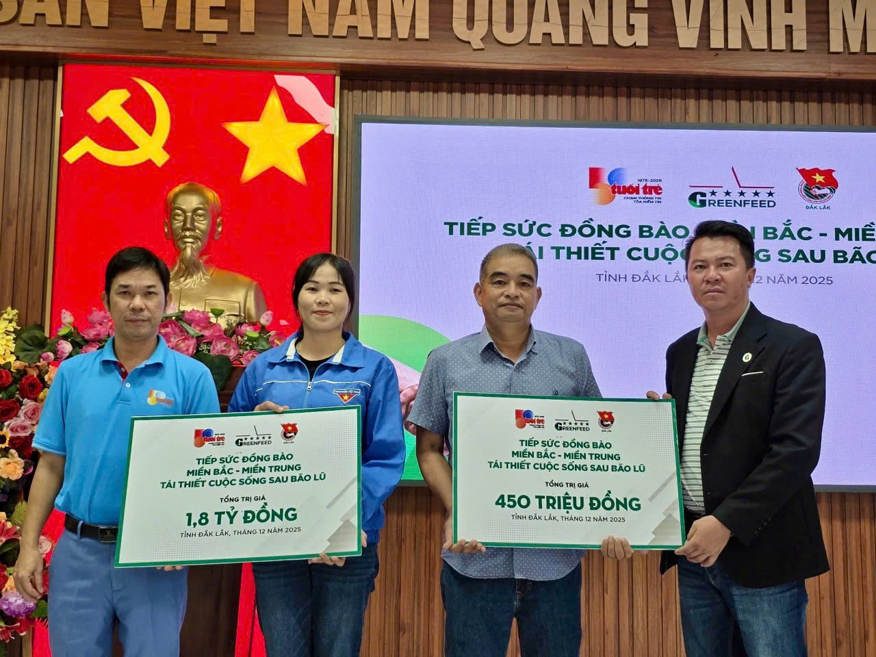 Hành trình từ Bắc vào Trung tiếp sức người dân trồng lại luống rau, mua lại con giống 6 GREENFEED - Ảnh 7.