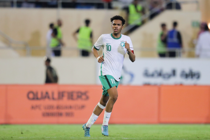 Musab Al Juwayr được đánh giá là tài năng trẻ chất lượng của bóng đá Arab Saudi. Ảnh: AFC