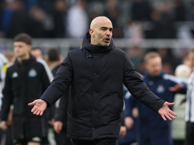 HLV Enzo Maresca trong trận Chelsea gặp Newcastle trên sân St James Park, thành phố Newcastle Upon Tyne, Vương quốc Anh ngày 20/12/2025. Ảnh: Reuters