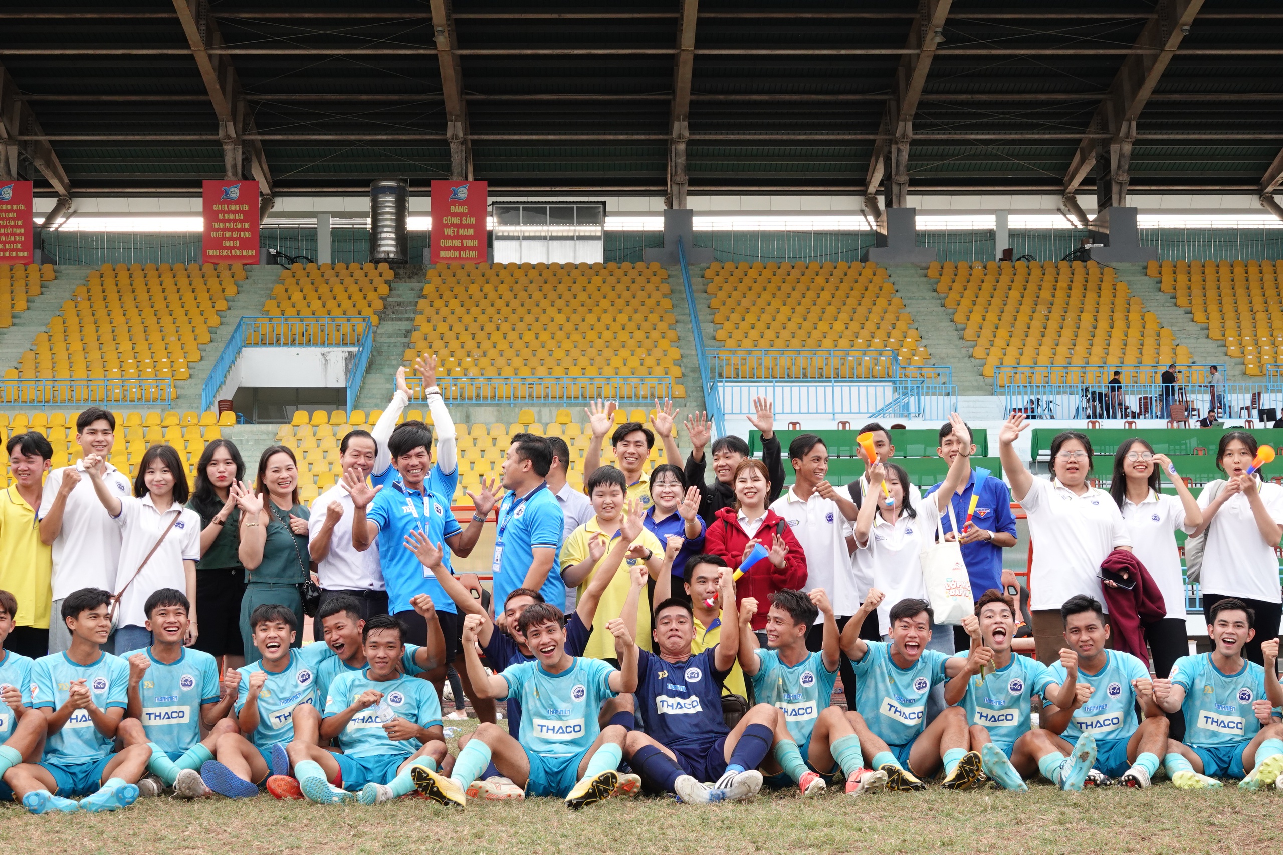 Cơ hội để Trường ĐH Trà Vinh lập hat- trick 'vé vàng'- Ảnh 2.