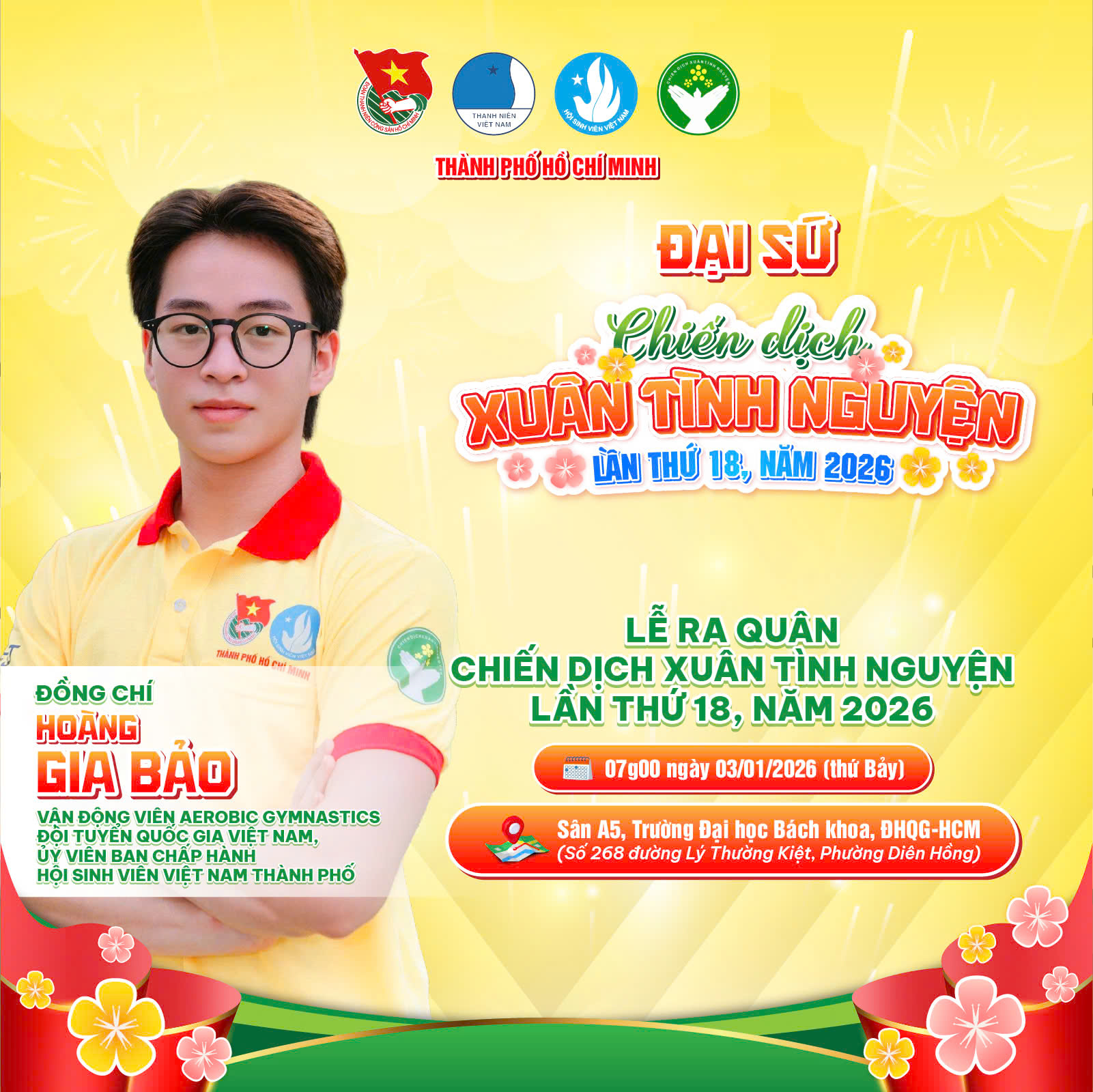 Chiến dịch Xuân tình nguyện 2026 'chốt đơn' dàn đại sứ cực chất 4 Chiến dịch Xuân tình nguyện 2026 'chốt đơn' dàn đại sứ cực chất - Ảnh 4.