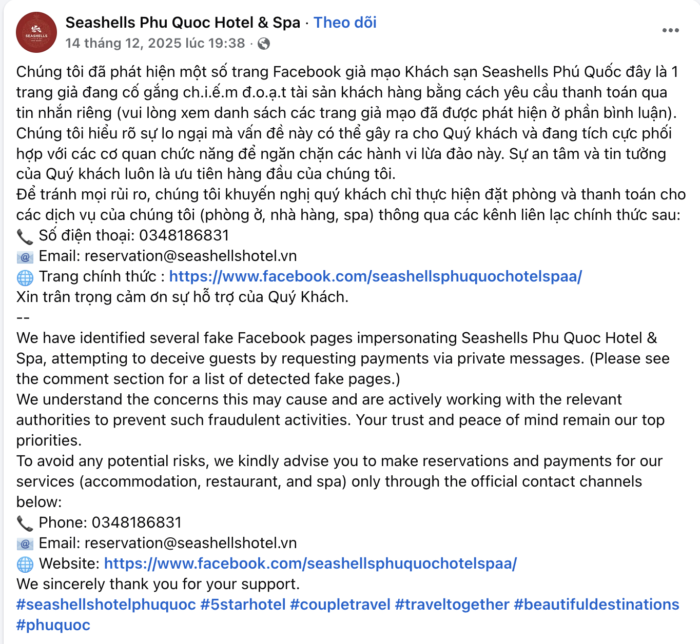 Phú Quốc phát thông báo khẩn đến du khách đặt phòng khách sạn- Ảnh 3. Phú Quốc phát thông báo khẩn đến du khách đặt phòng khách sạn- Ảnh 3.
