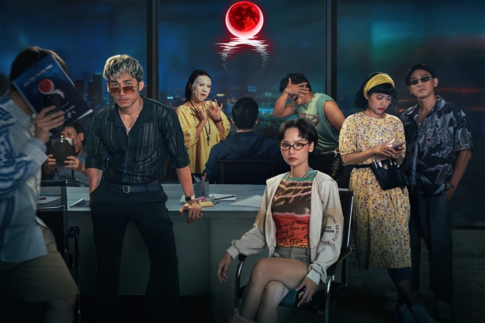 Dàn diễn viên phim Đại tiệc trăng máu 8. Ảnh: Đoàn phim cung cấp