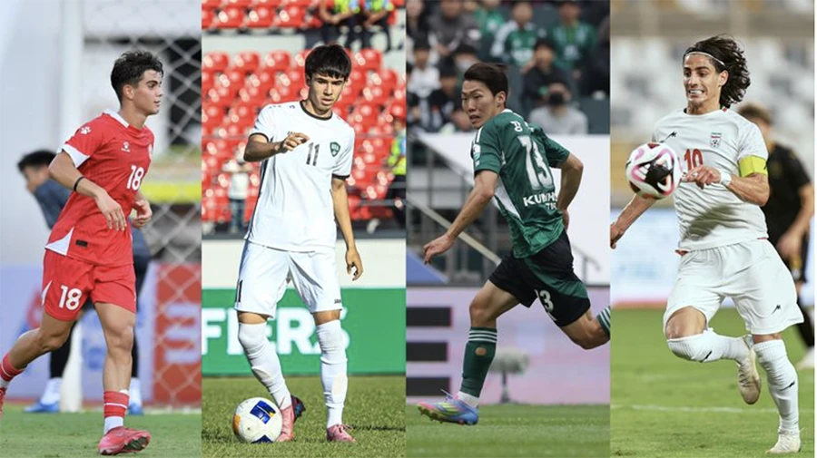 4 ngôi sao đáng chú ý ở bảng C. ẢNH: AFC u-23-chau-a-2.png