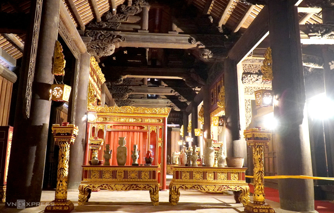 Chính điện Lam Kịnh - nơi bà Phương phát ngôn gây tranh cãi. Ảnh: Lê Hoàng