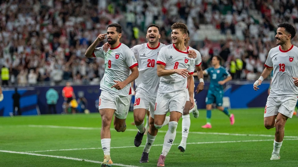 Odeh Fakhoury (9) lợi hại của U-23 Jordan. Ảnh: TAFC. lich-thi-dau-chi-tiet-cua-u-23-viet-nam-o-bang-a-voi-tu-ma-tranh-hung (1).jpg