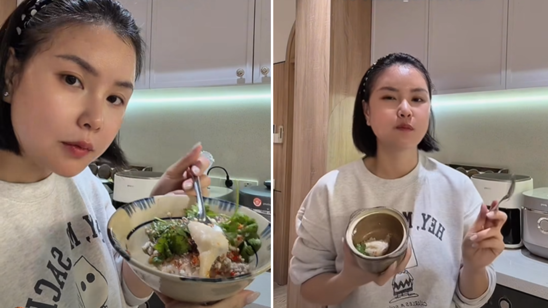 Xem vlog bánh đúc nóng, nghe chuyện đời của TikToker Thu Nhi - Eat Clean Hong, phải mua ngay chiếc máy xay này!- Ảnh 3.