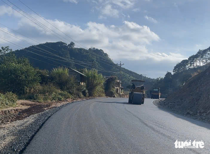 Cải tạo, nâng cấp quốc lộ 28B kịp trước Tết Nguyên đán? 3 quốc lộ 28B - Ảnh 3.