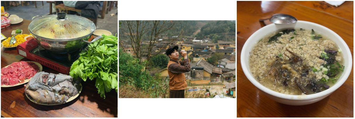 Du khách kết hợp tham quan làng Lô Lô Chải, thưởng thức đặc sản cháo ấu tẩu, lẩu gà đen...