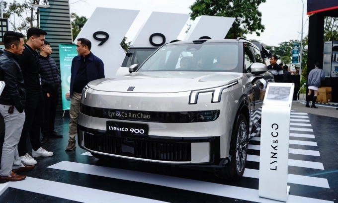 Lynk & Co 900 tại triển lãm Vietnam Mobility Show 2025 do báo VnExpress tổ chức, tháng 12/2025. Ảnh: Thành Nhạn