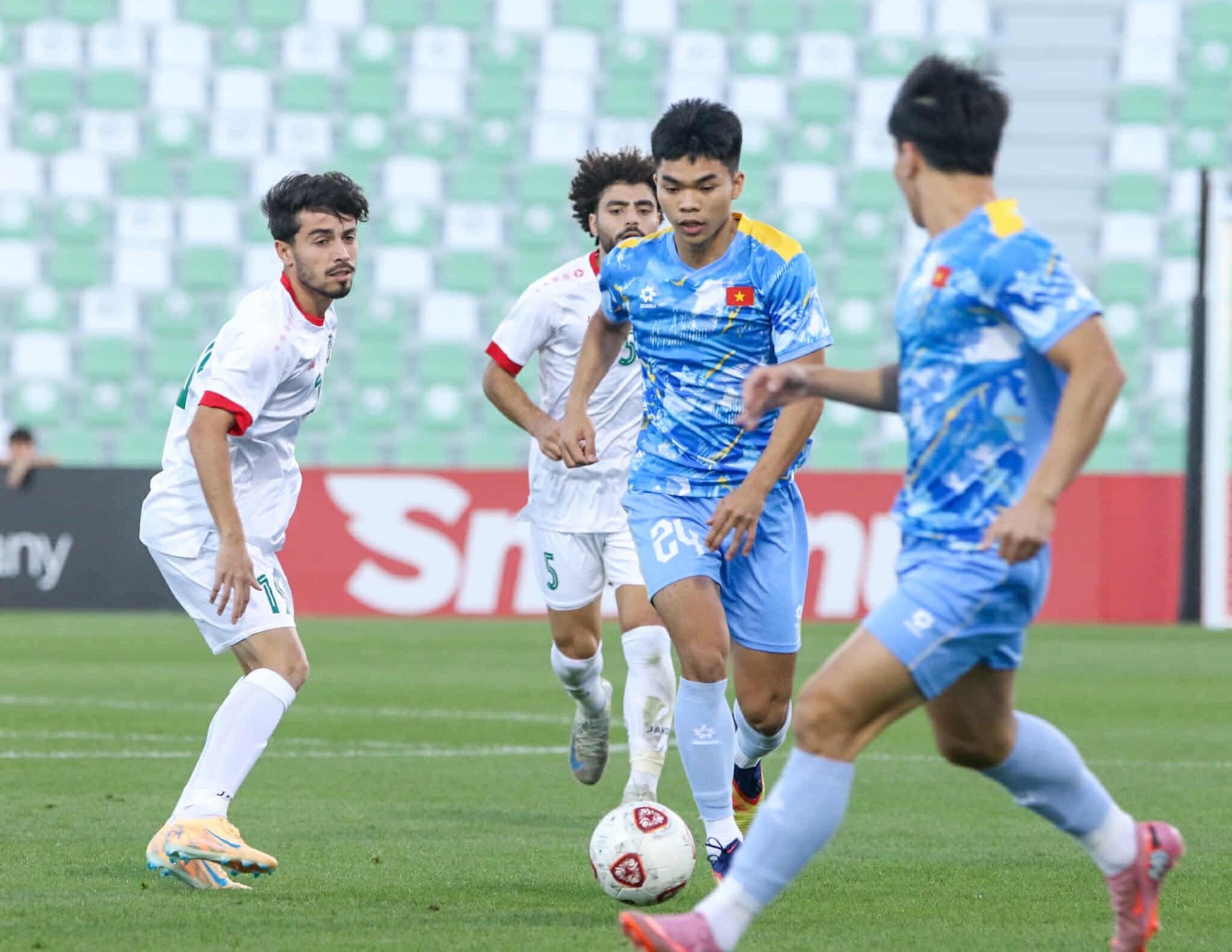 U.23 Việt Nam đội hình siêu tấn công đấu Jordan: Ông Kim gây sốc, người suýt bị loại Lê Phát đá chính- Ảnh 3.