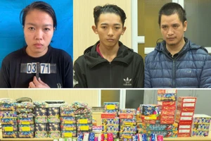 Bắt giam 3 người mua bán, tàng trữ trái phép hơn 500 kg pháo nổ