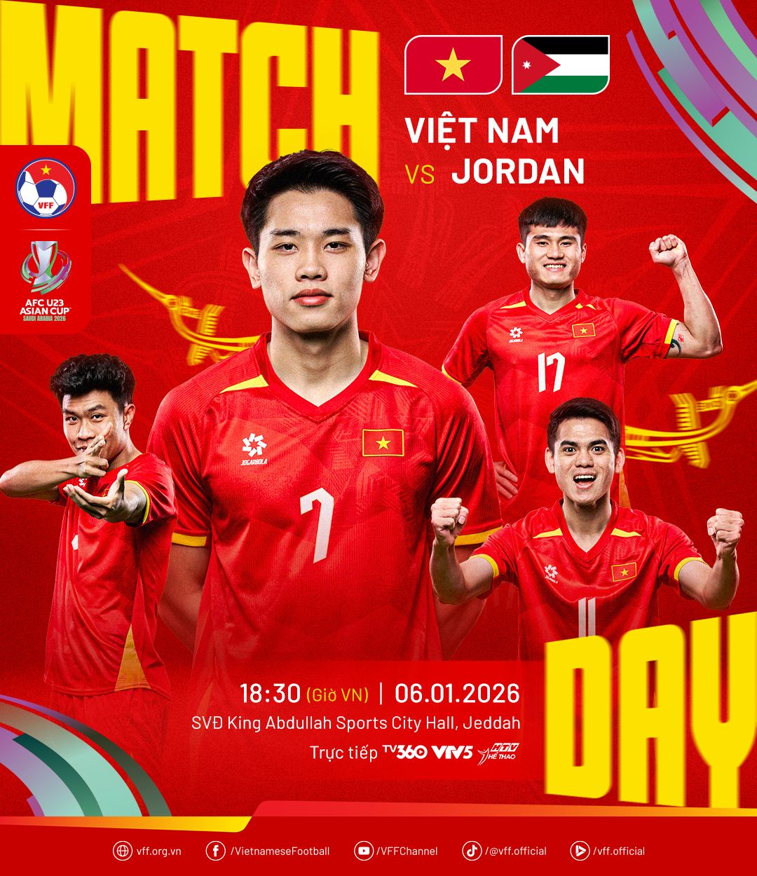 Diễn biến U23 Việt Nam vs U23 Jordan tại U23 châu Á: Vào! 2-0 cho Việt Nam- Ảnh 9.