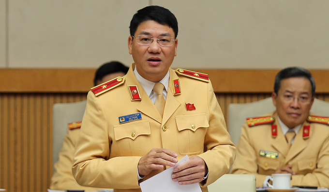 Thiếu tướng Đỗ Thanh Bình, Cục trưởng Cảnh sát giao thông. Ảnh: Minh Khôi