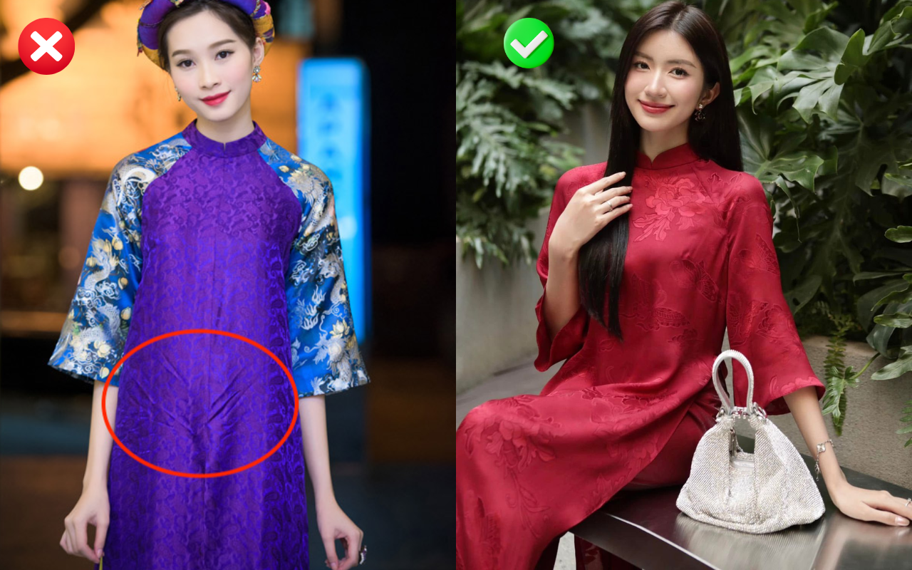 Tha thiết khuyên chị em ĐỪNG mua 3 kiểu áo dài này: Quê kiểng, dễ bị chê kém sang- Ảnh 3. Tha thiết khuyên chị em ĐỪNG mua 3 kiểu áo dài này: Quê kiểng, dễ bị chê kém sang- Ảnh 3.