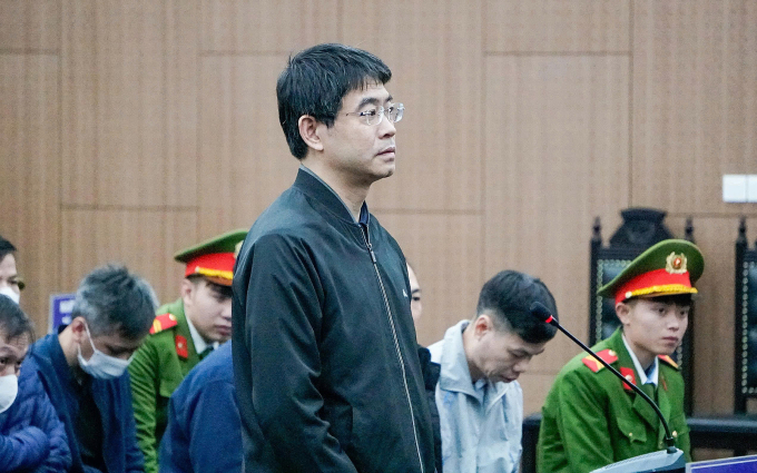 Bị cáo Lê Hoàng tại tòa. Ảnh: Linh Đan