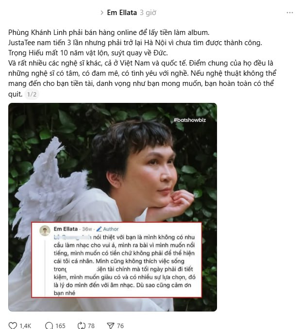 Ca sĩ vô danh viral khắp nơi vì 1 câu nói, khiến cả làng nhạc cãi nhau ỏm tỏi- Ảnh 6.