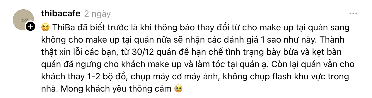 Bị khách tràn vào đánh giá 1 sao vì Bị khách tràn vào đánh giá 1 sao vì