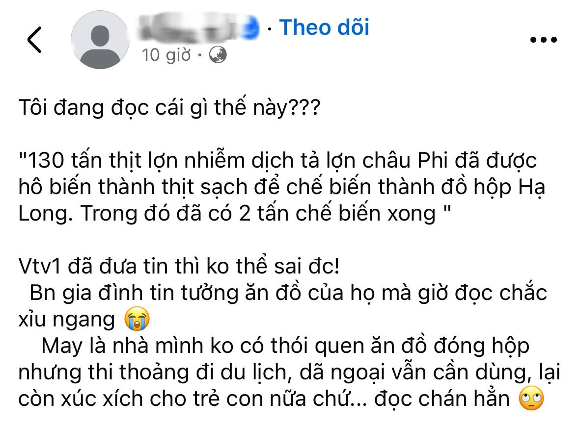 Ngay lúc này: Người tiêu dùng sốc nặng khi biết sự thật về thịt hộp Pate Cột Đèn nhiễm bệnh- Ảnh 11.