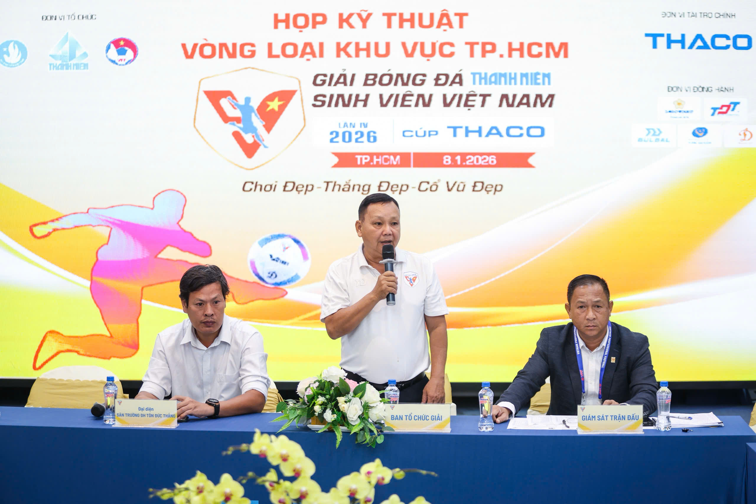 Giải TNSV cập nhật luật mới như VCK U.23 châu Á 2026, rất bài bản và chuyên nghiệp- Ảnh 2. Giải TNSV cập nhật luật mới như VCK U.23 châu Á 2026, rất bài bản và chuyên nghiệp- Ảnh 2.