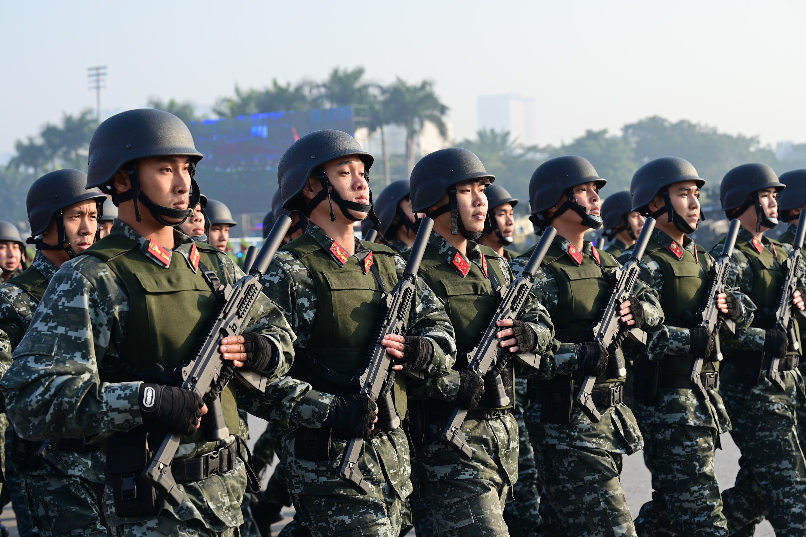 Lực lượng đặc nhiệm cùng khí tài hiện đại bảo vệ Đại hội Đảng toàn quốc lần thứ XIV - Ảnh 3.