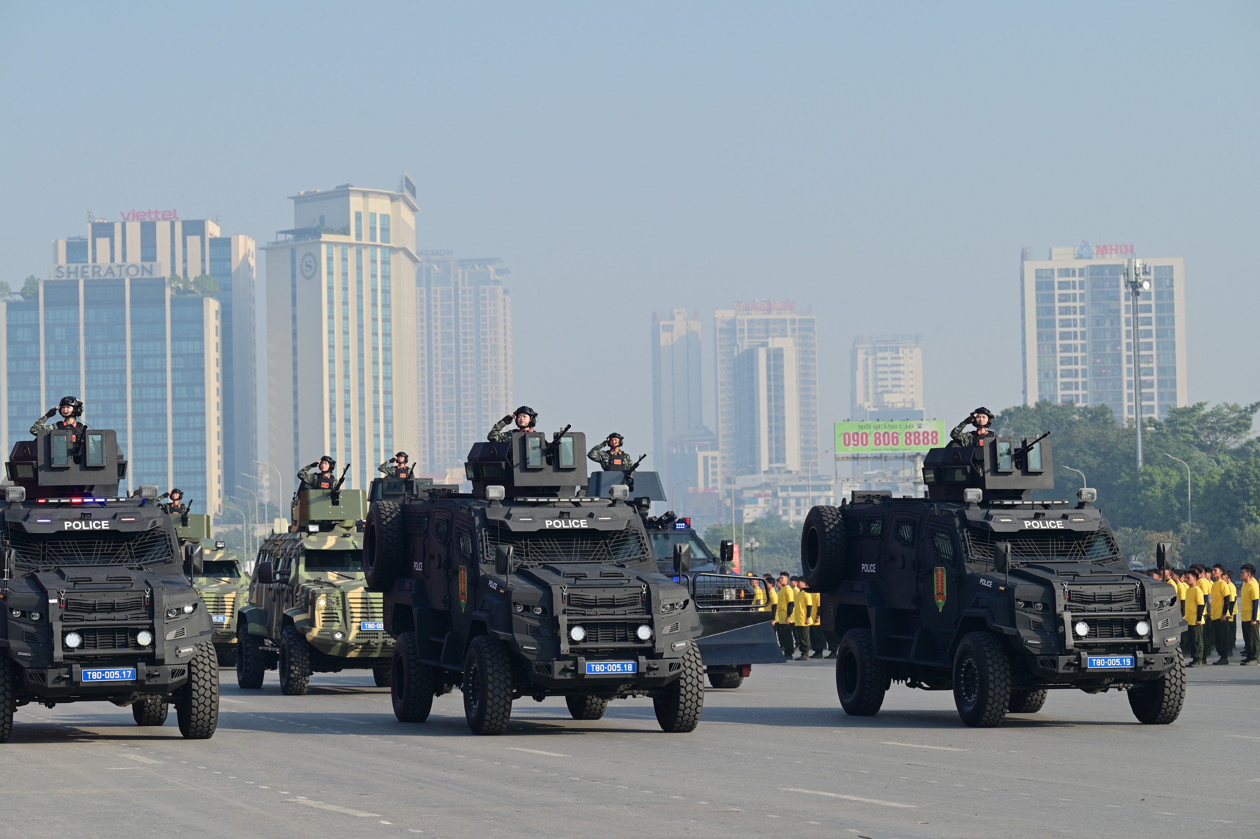 Lực lượng đặc nhiệm cùng khí tài hiện đại bảo vệ Đại hội Đảng toàn quốc lần thứ XIV - Ảnh 9.