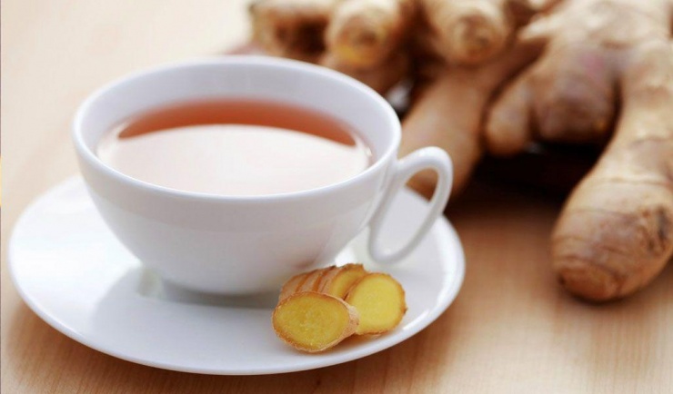 Trà gừng giảm cân.
