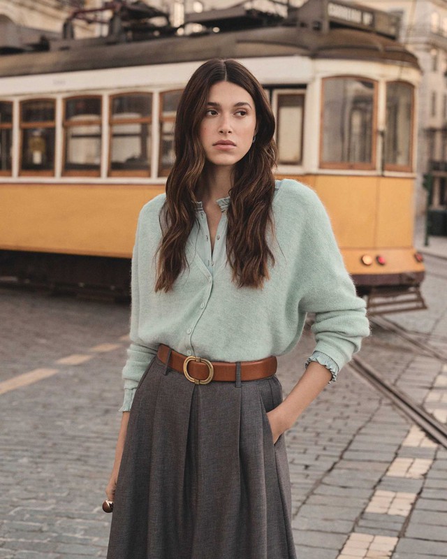 Áo len và cách phối ấm áp, xinh đẹp cho mùa mới - Ảnh 5.