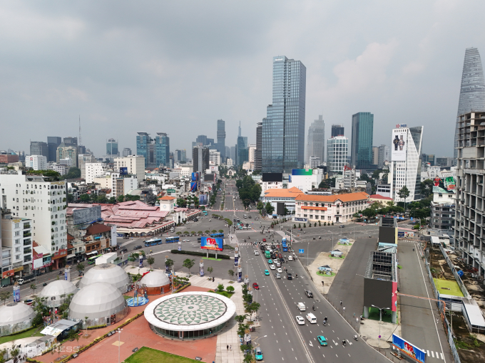 Một góc trung tâm TP HCM, tháng 10/2025. Ảnh: Quỳnh Trần