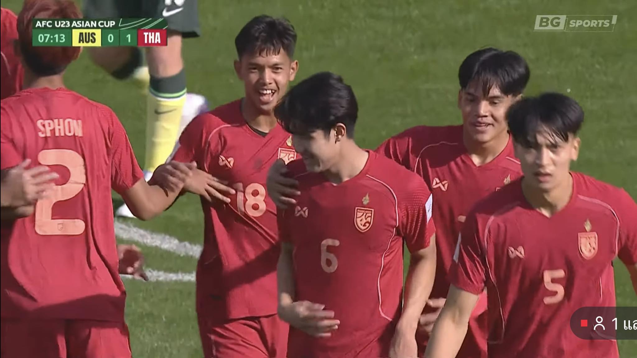 U.23 Thái Lan vừa ghi bàn đã dính thẻ đỏ, thua ngược đau đớn U.23 Úc- Ảnh 2.