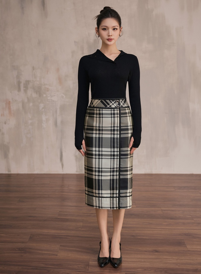 Quần ống loe, chân váy bút chì... tôn chân dài và còn dễ phối đồ- Ảnh 8. Quần ống loe, chân váy bút chì... tôn chân dài và còn dễ phối đồ- Ảnh 8.