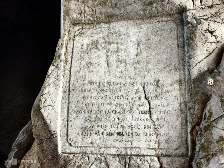 Bia ma nhai khắc trên vách đá - bảo vật quốc gia trong động Kính Chủ 9 Bia ma nhai khắc trên vách đá - bảo vật quốc gia trong động Kính Chủ - 8